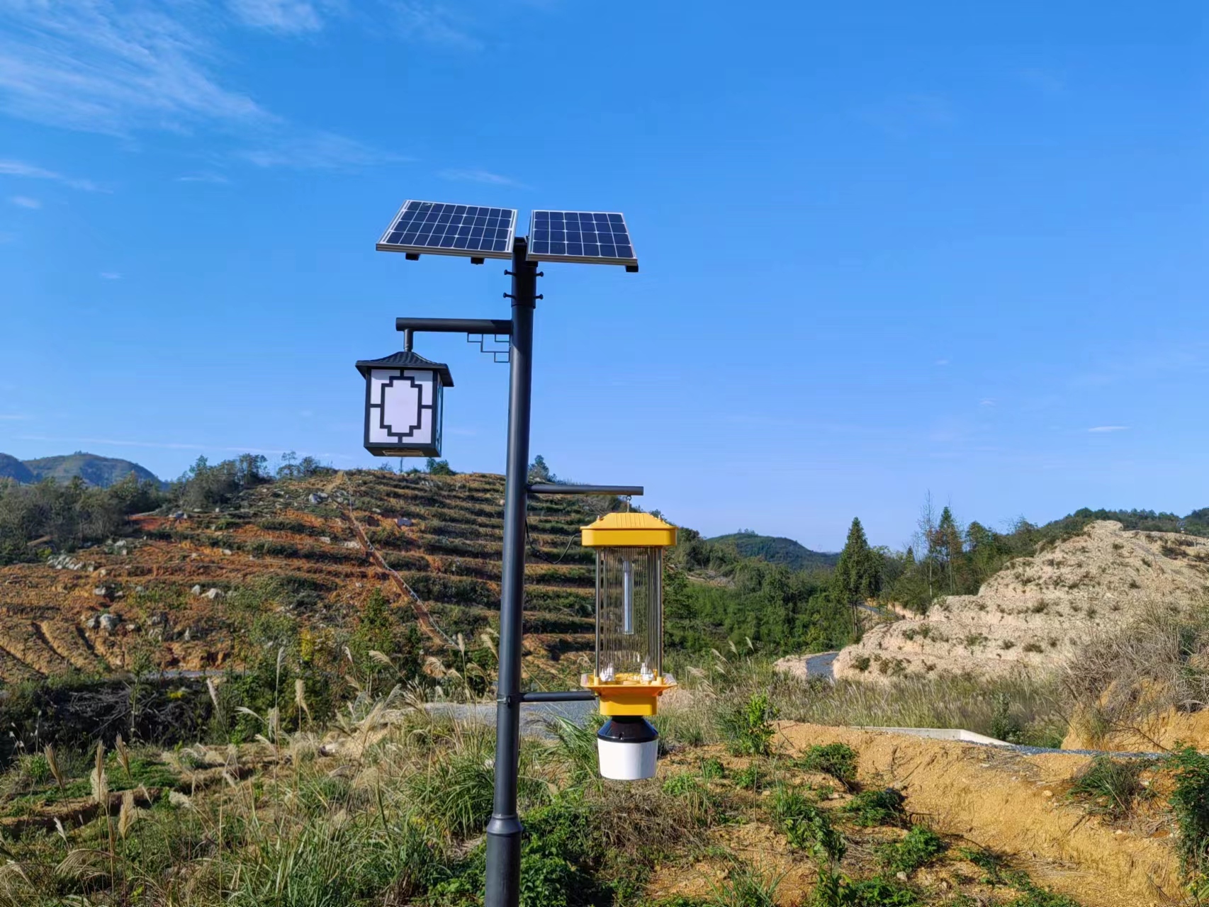 頻振式太陽能殺蟲燈 ZW-PZJG09 頻振式太陽能殺蟲燈 ZW-PZJG09