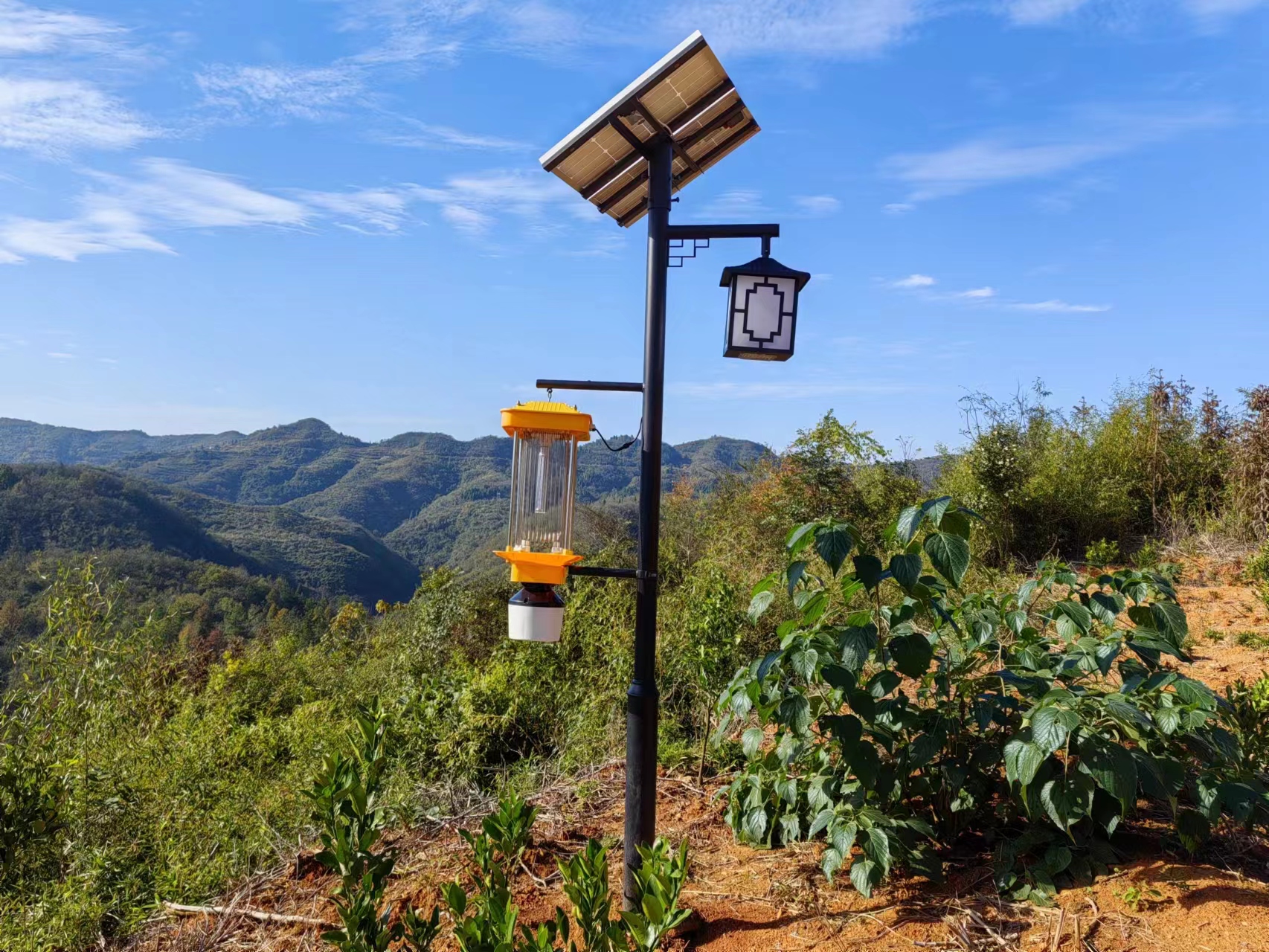 頻振式太陽能殺蟲燈 ZW-PZJG09 頻振式太陽能殺蟲燈 ZW-PZJG09