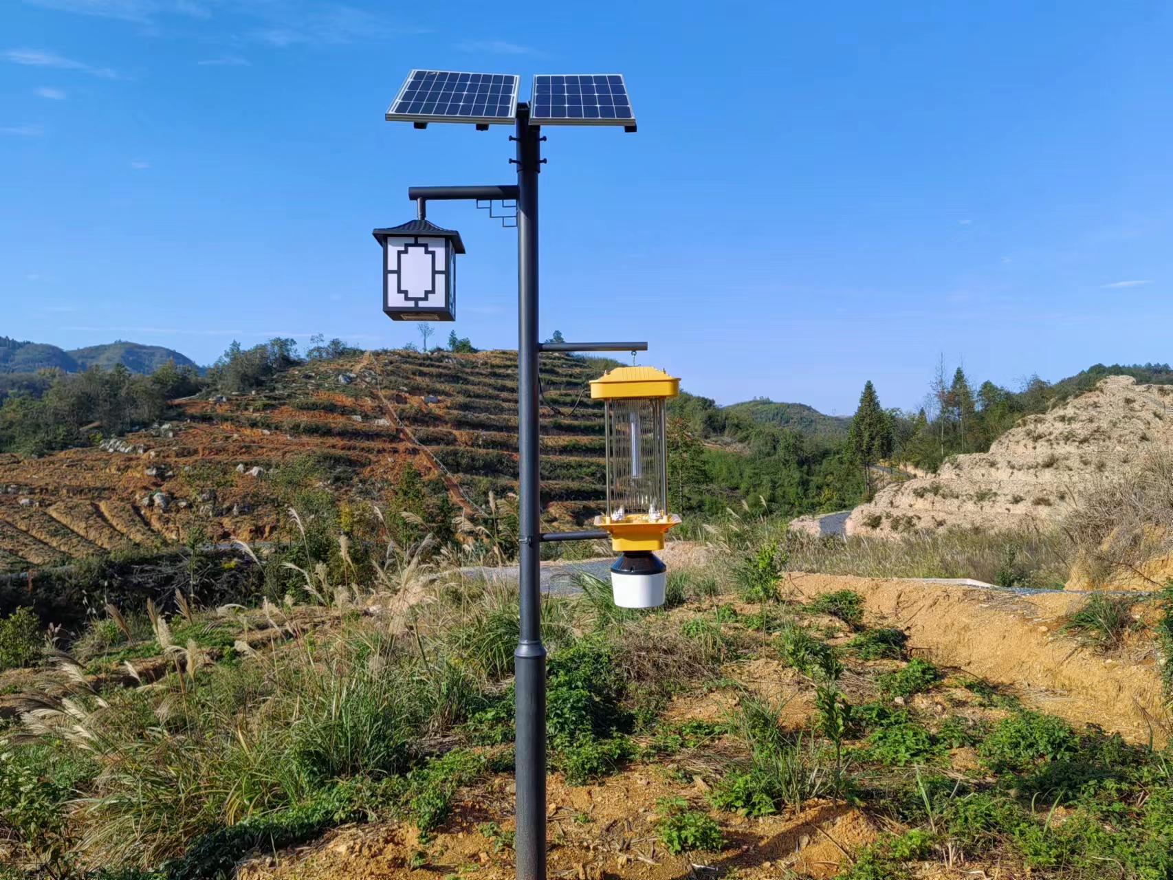 頻振式太陽能殺蟲燈 ZW-PZJG09 頻振式太陽能殺蟲燈 ZW-PZJG09